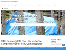 Tablet Screenshot of fkk-campingplatz.com